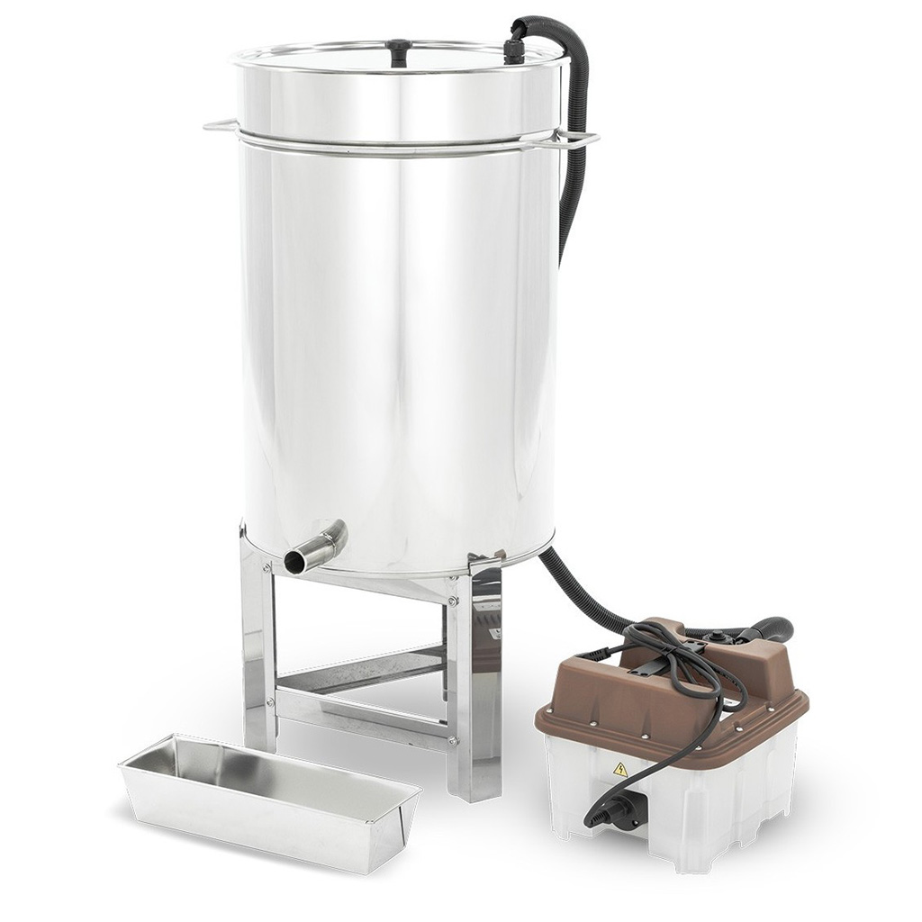 Fondoir à cire en inox 70 litres avec générateur de vapeur - Lyson