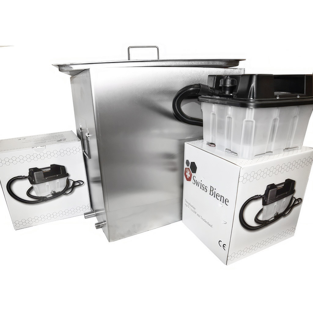 Fondoir à cire JaHan - acier inoxydable - électrique - 2 générateurs de vapeur