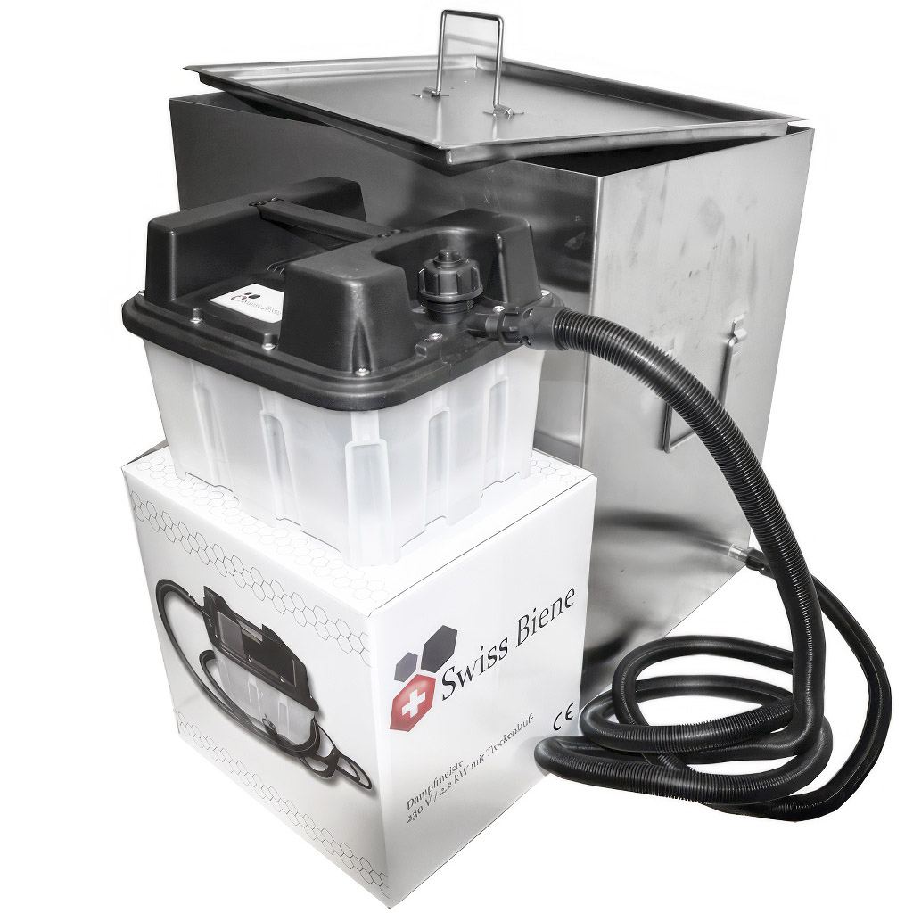Fondoir à cire JaHan - acier inoxydable - électrique - 2 générateurs de vapeur