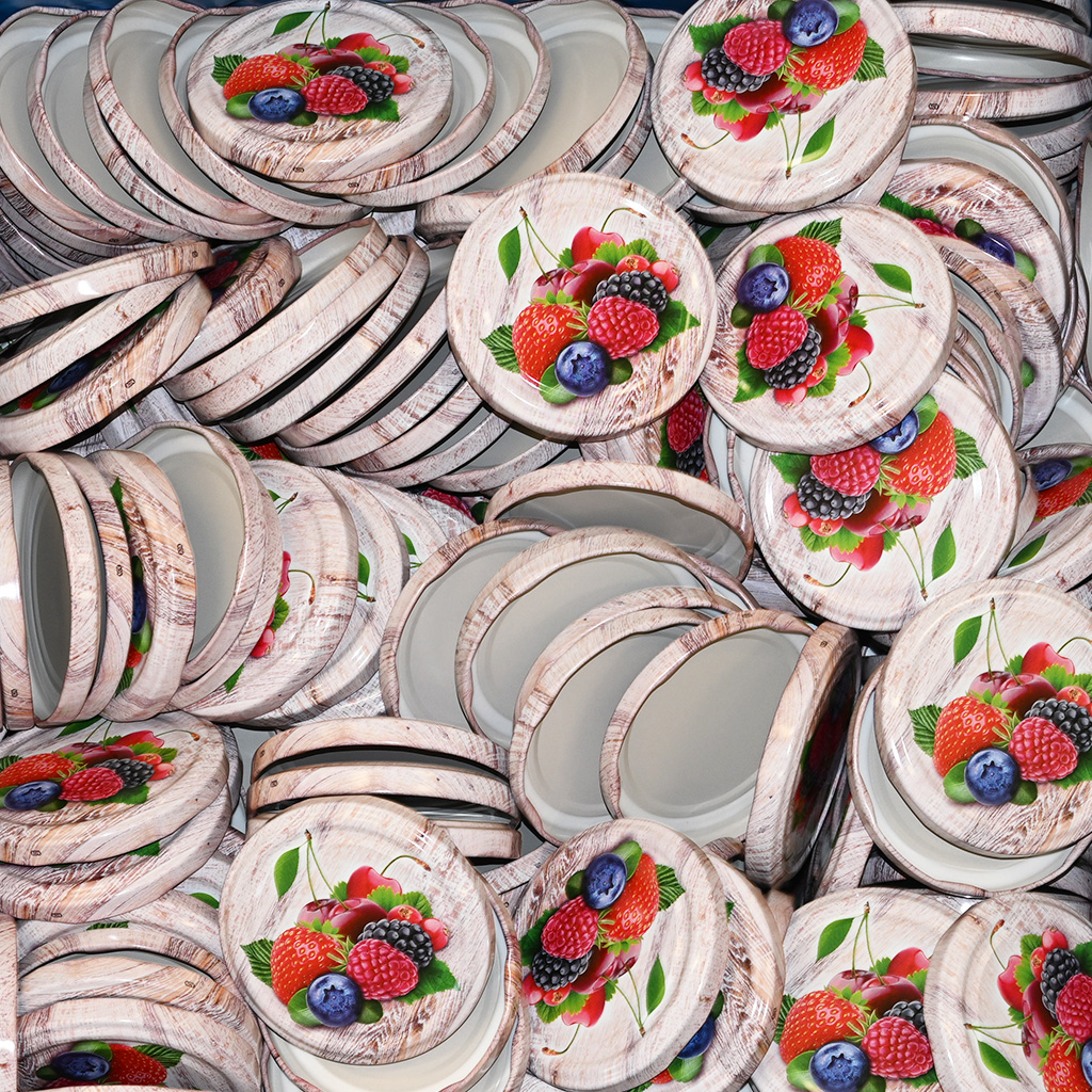 Couvercle de bocal à visser TO 82 - RTS - Fruit 6 - 700 pcs - carton complet