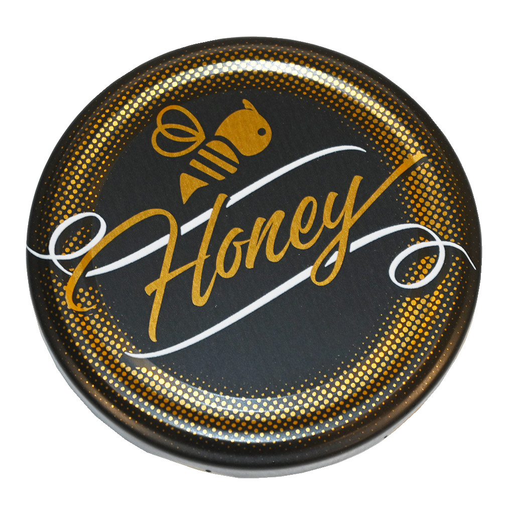 Couvercle pour pot TO 82 - Honey - noir - mat - 700 pcs - carton complet - HO12-2