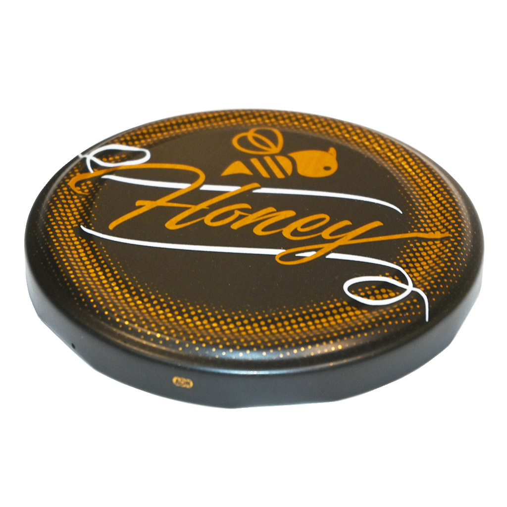 Couvercle pour pot TO 82 - Honey - noir - mat - 700 pcs - carton complet - HO12-2