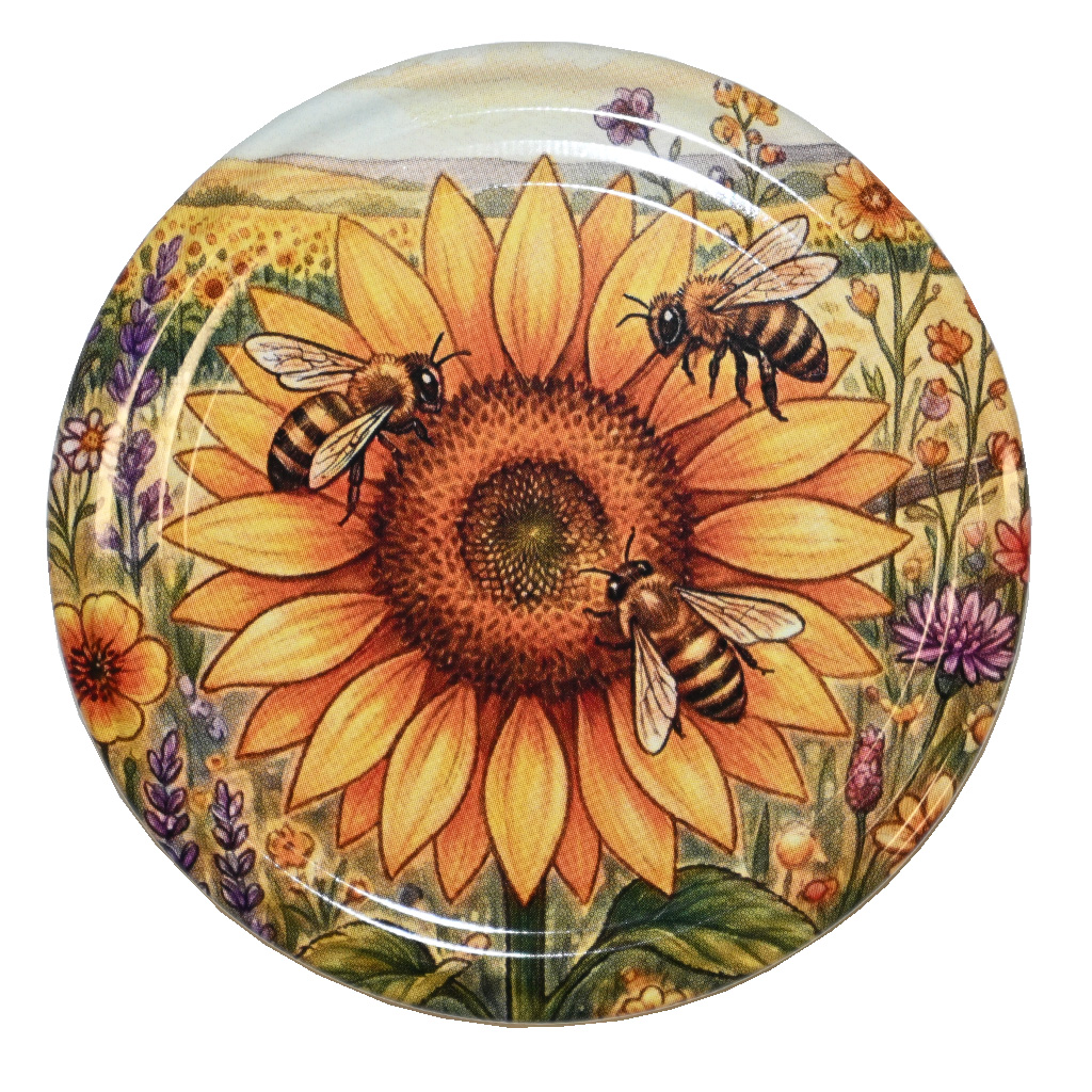 Capsule pour pot TO 82 - Tournesol peint - HOJ4