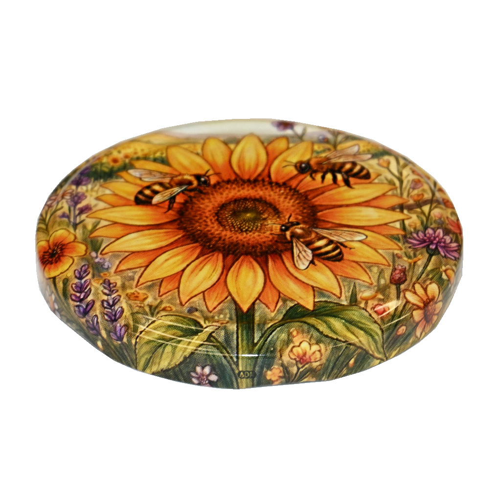Capsule pour pot TO 82 - Tournesol peint - HOJ4