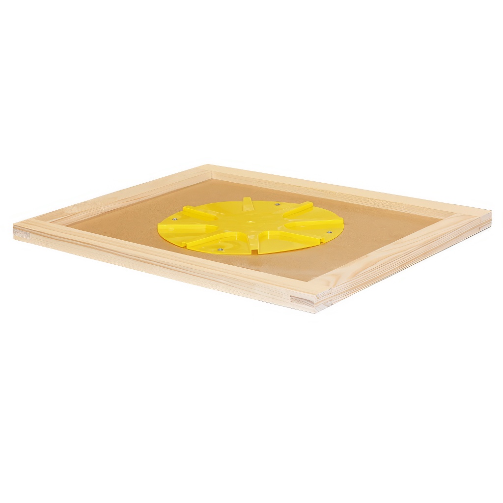 Chasse-abeilles - plateau intermédiaire 425x515 - Langstroth - 8 ouvertures